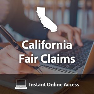 California Fair Claims Training